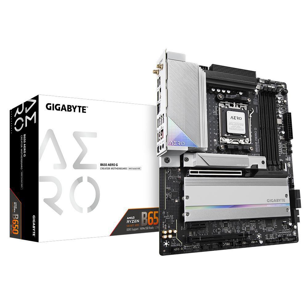 Gigabyte B650 AERO G scheda madre AMD B650 Presa di corrente AM5 ATX (MB AMD AM5 B650 AERO G D5 ATX)